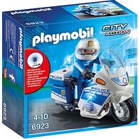 Playmobil Police Motorbike With LED Light
