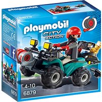 Playmobil City Action Robbers' Quad With Loot
