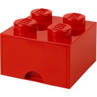 LEGO 4 Stud Storage Drawer, Red
