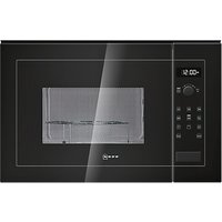 Neff H12GE60S0G Built-In Microwave With Grill, Black