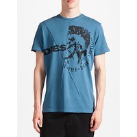 Diesel T-Ulee 'Brave' Punk Graphic Print T-Shirt