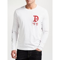 Diesel T-Joe Long Sleeve T-Shirt, Bright White