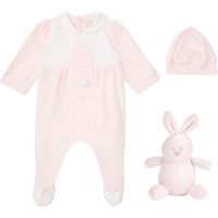 Emile Et Rose Lily Rose Bunny Two Piece Set, Pink/White
