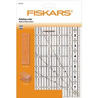 Fiskars Acrylic Folding Ruler, 6 X 24