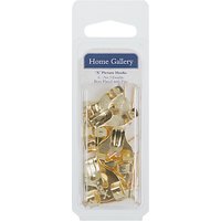 Home Gallery Picture Hooks Brass Headed Pins, Pack Of 6