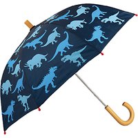 Hatley Children's Dinosaur Print Umbrella, Blue