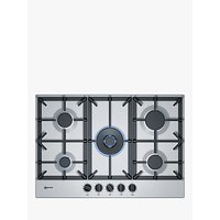 Neff T27DS59N0 Gas Hob, Stainless Steel