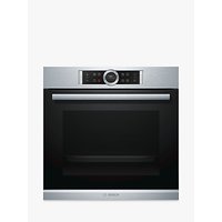 Bosch HBG673BS1B Built-In Single Oven, Brushed Steel