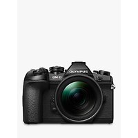 Olympus OM-D E-M1 Mark II Compact System Camera With 12-40mm PRO Lens, 4K UHD, 20.4MP, Wi-Fi, EVF, 3 Vari-angle LCD Touch Screen