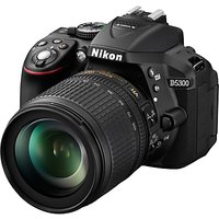Nikon D5300 Digital SLR Camera With 18-105mm VR Zoom Lens, HD 1080p, 24.2MP, Wi-Fi, 3.2 Screen