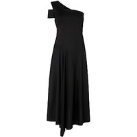 L.K. Bennett Lavendar Asymmetric Dress, Black