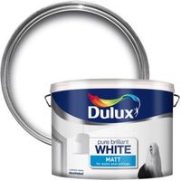 Dulux Pure Brilliant White Matt Emulsion Paint 10L
