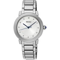 Seiko SRZ479P1 Women's Bracelet Strap Watch, Silver/White