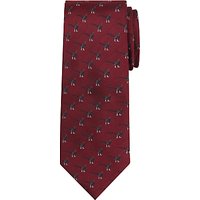 Chester By Chester Barrie Embroidered Pheasant Silk Tie