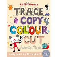 Arty Mouse Trace Copy Cut Children's Activity Book