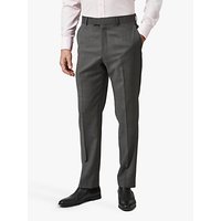 Chester By Chester Barrie Semi Milled Wool Cashmere Tailored Suit Trousers, Charcoal