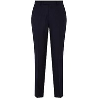 Chester By Chester Barrie Wool Stripe Tailored Suit Trousers, Dark Blue