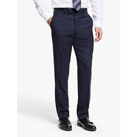 Chester By Chester Barrie Hopsack Wool Tailored Suit Trousers, Navy