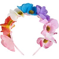 John Lewis Children's Summer Flower Crown Headband, Multi
