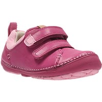 Clarks Children's Softly Hen First Shoes, Pink