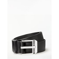 Diesel Bluestar Cintura Leather Belt, Black