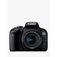 Canon EOS 800D Digital SLR Camera With EF-S 18-55mm IS STM Lens, HD 1080p, 24.2MP, Wi-Fi, Bluetooth, NFC, Optical Viewfinder, 3 Vari-Angle Touch Screen
