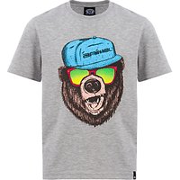 Animal Boys' Todd Graphic T-Shirt, Grey Marl