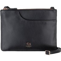 Radley Pockets Leather Medium Across Body Bag, Black