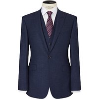 Richard James Mayfair Speckled Wool Flannel Slim Suit Jacket, Indigo