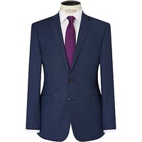 Richard James Mayfair Wool Pindot Slim Suit Jacket, Navy