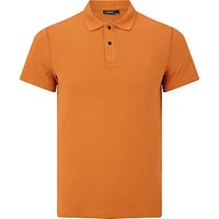 J.Lindeberg Robin Regular Fit Polo Shirt, Rust