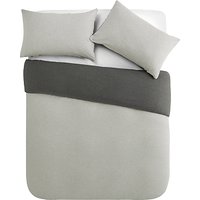 House By John Lewis Two Tone Cotton Jersey Duvet Cover And Pillowcase Set