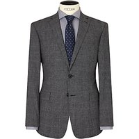 Richard James Mayfair Jaspe Check Wool Slim Suit Jacket, Grey