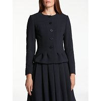 Bruce By Bruce Oldfield Crepe Pleat Jacket, Navy
