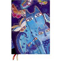 Paperblanks Cats & Butterflies 2018 Diary, Blue