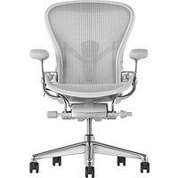 Herman Miller New Aeron Office Chair, Mineral/Polished Aluminium