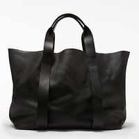 Kin By John Lewis Helen Leather Tote Bag, Black