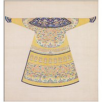 V&A Yellow Summer Court Robe Unframed Print, 40 X 30cm