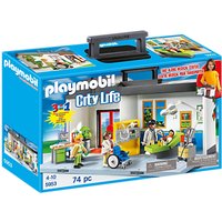 Playmobil City Action Take Along Hospital Playset