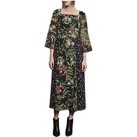 French Connection Bluhm Botero Sheer Maxi Dress, Black/Multi