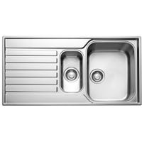 Franke Ascona 1.5 Bowl Polished Stainless Steel Sink & Drainer