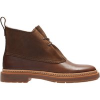Clarks Trace Fawn Ankle Boots, Dark Tan
