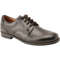 Start-rite Brogue Senior Leather Lace-up School Shoes, Black