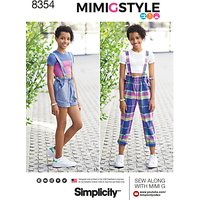 Simplicity Children's Top And Overalls Sewing Pattern, 8354