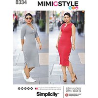 Simplicity Mimi G Style Women's Dress Sewing Pattern, 8334