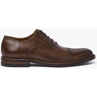 John Lewis Casual Toe Cap Oxford Shoes, Conker