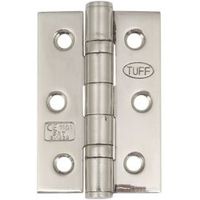 Medium Duty Polished Stainless Steel Butt Hinge Pack Of 20