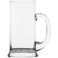 Dartington Crystal Cellar Glass Beer Tankard, Clear, 500ml