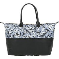 Mi-Pac Tropical Leaf Weekender Bag, Grey