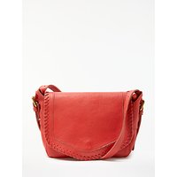 AND/OR Maya Leather Slouch Across Body Bag, Orange